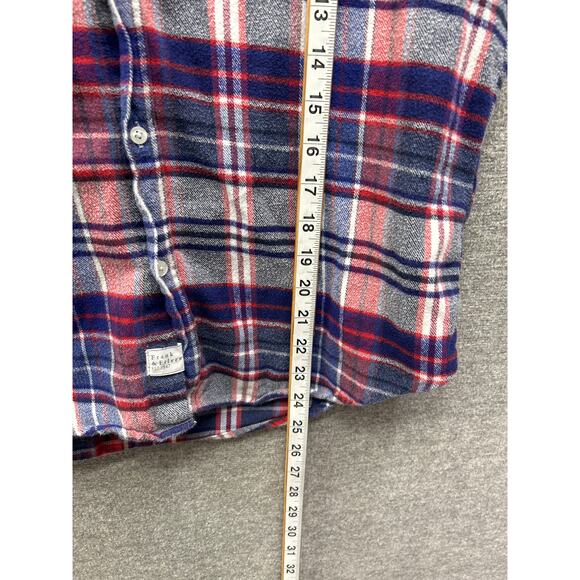 FRANK & EILEEN PLAID EILEEN FLEECE BUTTON SHIRT, SIZE S - Picture 6 of 7